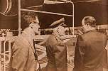 Not a good quality photo but does show the Col giving Hubert Humphrey a tour.