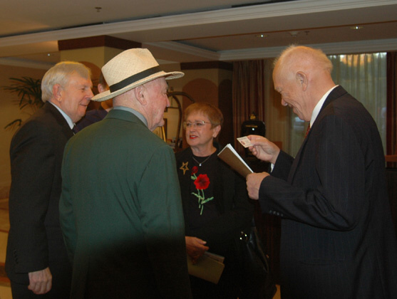Dr. Toth,  Carl (in hat), me and Dr. Krushchev.