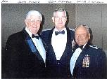 Dick with WWII Marine Ace, Capt. Jerry O'Keefe and AF Chief of Staff, Gen. Meyers