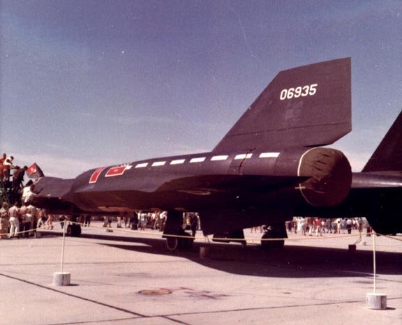 YF-12A 6934 at EAFB after setting multiple world records in 1965.