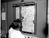 Beatty Data Transmission System Plotting Board. High range operations during flt 1-A-3. 4/10/1959