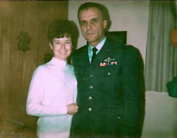 Dick and Dot Roussell. Out last night together before Dick's deployment to the Vietnam War