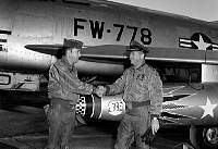 Award to Jack for completing 1,000 hours in the F-100