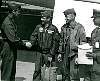 Dick & Capt Daryle Tripp being greted upon landing at Greenham Common Royal British AFB, England  sac exchange